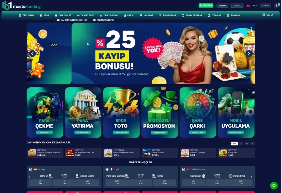 Masterbetting ekran görüntüsü